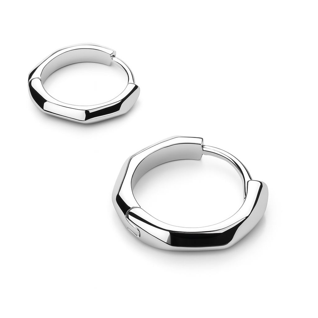 BECHTGOLD "BERLIN" 925 Silber Creolen